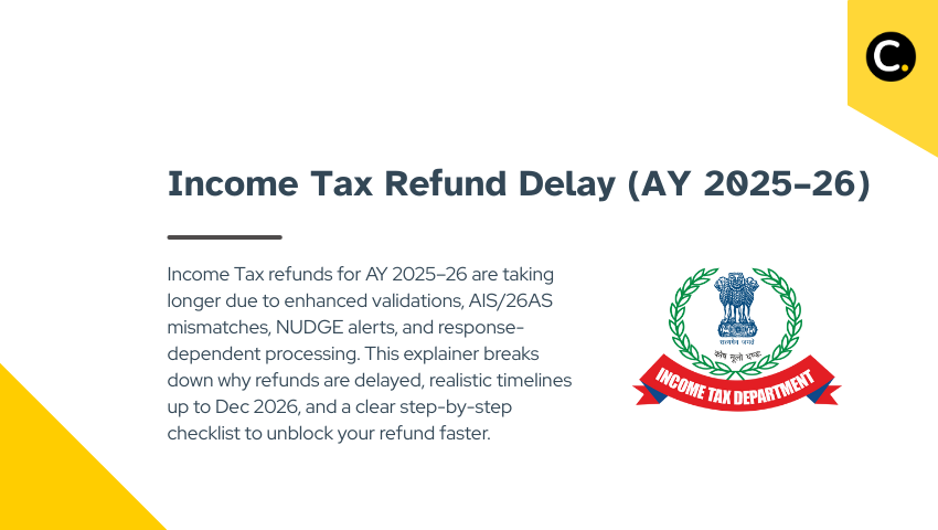 Income Tax Refund Delay (AY 2025–26)